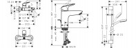 Набір змішувачів Eco для ванни Logis 100 (71104+7140+26651400) HANSGROHE фото 1