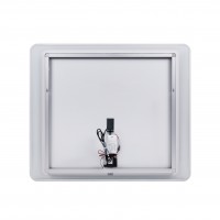 Дзеркало Leo настінне прямокутне з LED-підсвічуванням Touch, димер, рег. яскравості 800х700 мм Qtap QTAP фото 4