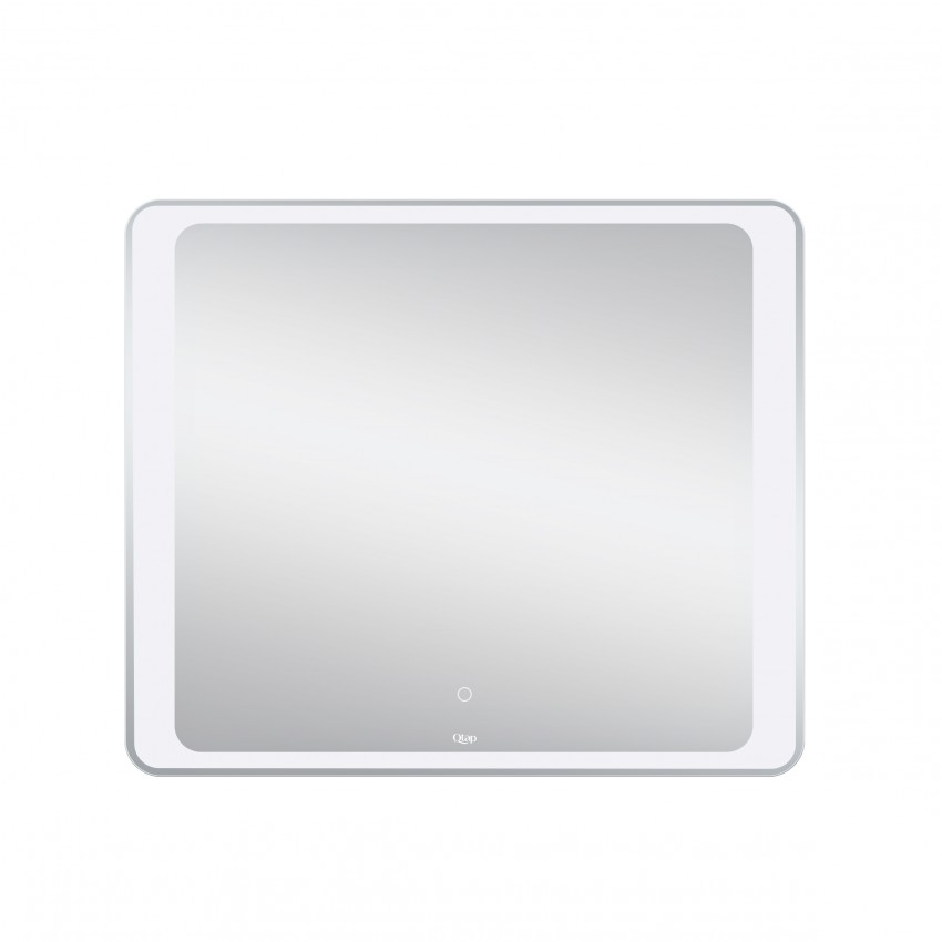 Дзеркало Leo настінне прямокутне з LED-підсвічуванням Touch, димер, рег. яскравості 800х700 мм Qtap QTAP фото 2