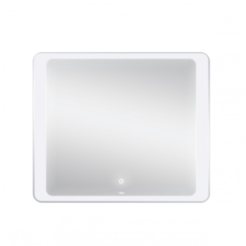 Дзеркало Leo настінне прямокутне з LED-підсвічуванням Touch, димер, рег. яскравості 800х700 мм Qtap QTAP фото 3