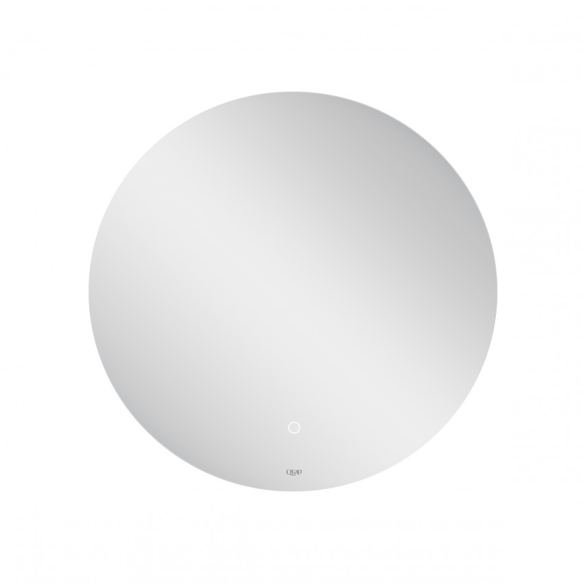 Дзеркало Scorpio настінне кругле з LED-підсвічуванням Touch, з антизапотіванням, з димером, рег. темп. кольору (3000-6500K) R590 мм Qtap QTAP фото 2