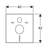156.050.00.1 Звукоізолююча прокладка GEBERIT фото 1