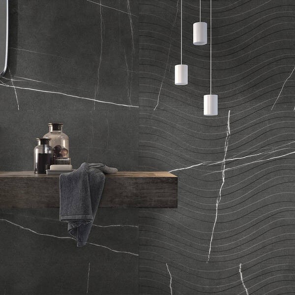KAIROS GRAPHITE DECOR MATT RECT. ITT CERAMIC