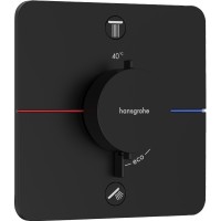 15583670 HG ShowerSelect Comfort Q Зовнішня частина термостата на 2 споживачі, чорний матовий HANSGROHE