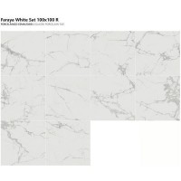 P.E. FARAYA WHITE SAT RECT ALMERA CERAMICA (SPAIN) фото 2