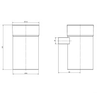 2128011B STYLE Склянка з тримачем , хром (1 сорт) Langberger фото 1