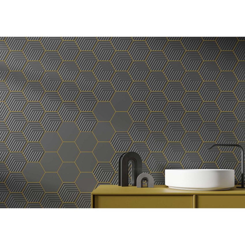 GALLERY CUBE DARK HEX (1 сорт) Argenta Ceramica фото 1