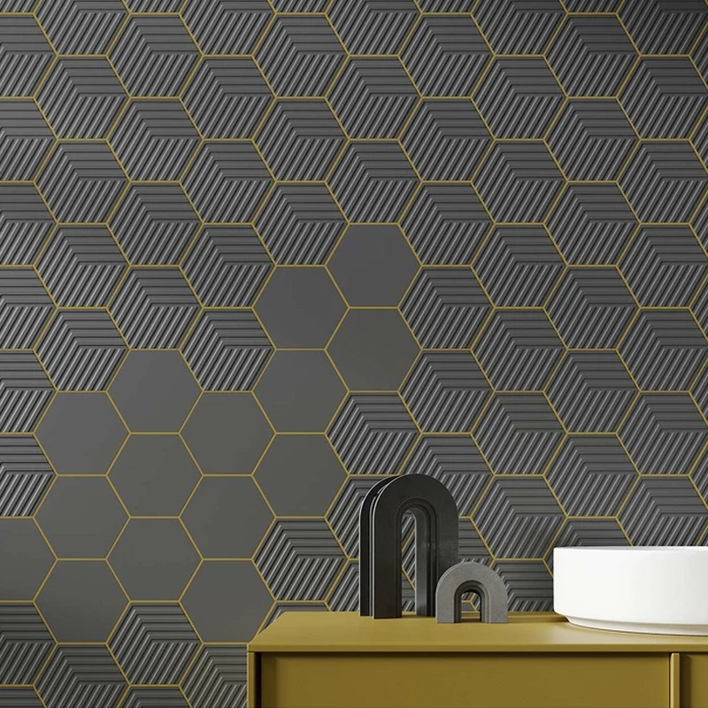 GALLERY CUBE DARK HEX (1 сорт) Argenta Ceramica фото 1
