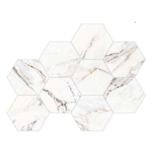 CALACATTA GOLD HEX (1 сорт) ALMERA CERAMICA (SPAIN)