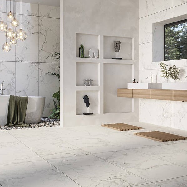 GPT1006 WHITE SATIN RECT CERSANIT плитка фото 1