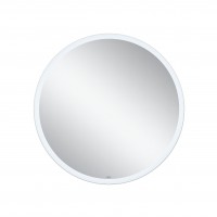 Дзеркало Virgo настінне кругле з LED-підсвічуванням кнопковий перемикач, R800 мм Qtap QTAP фото 2