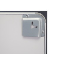 Дзеркало Mideya (DC-F614) настінне прямокутне з LED-підсвічуванням Touch, з антизапотіванням, з годинником, димером, рег. яскравості 1000х800 мм Qtap QTAP фото 4