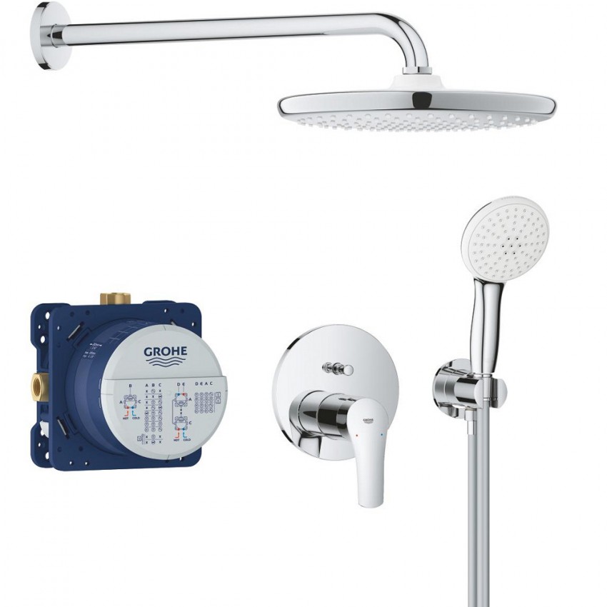 25288000 Eurosmart OHM Душова система на 2 виходи,кругла, 250 (1 сорт) GROHE