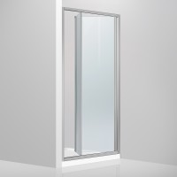 Душові двері в нішу Devit Fresh FEN9210 розсувні, бі-фолд - 100*190 - хром/прозоре скло