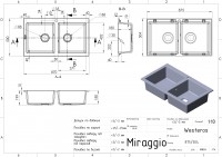 Кухонна мийка WESTEROS gray Miraggio MIRAGGIO фото 1
