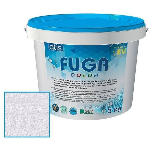 Зат Atis Fuga Color A 109/3кг св-сірий ATIS FUGA