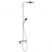 24230000 HG Pulsify Душова система Showerpipe 260 1jet з термостатом для ванни ShowerTablet 400, хром (1 сорт) HANSGROHE