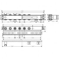 18312180 Module Select Внутрішня частина термостата на 4 функції (1 сорт) AXOR фото 1