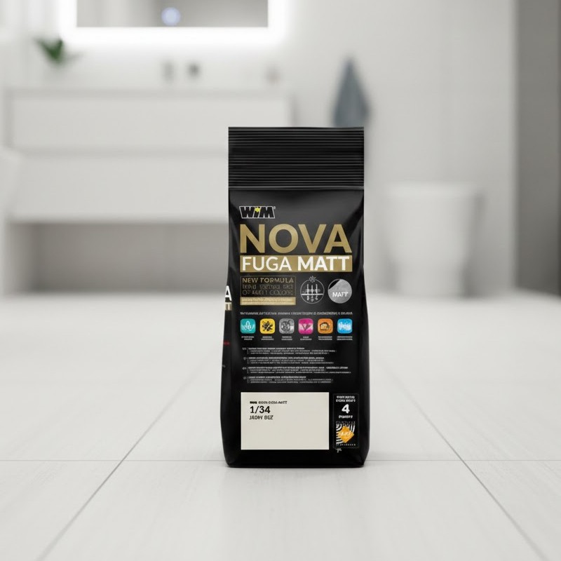 Зат WIM  NOVA FUGA MATT 1/34  2кг св-беж (1 сорт) WIM фото 2