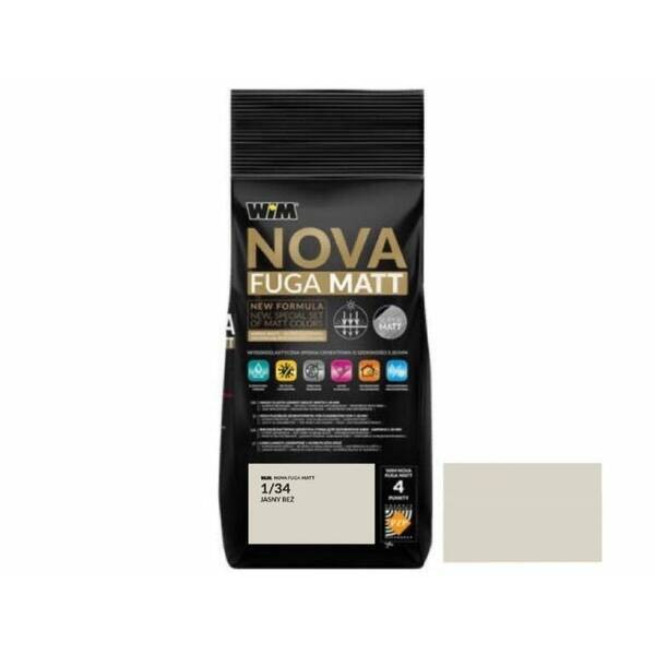Зат WIM  NOVA FUGA MATT 1/34  2кг св-беж WIM