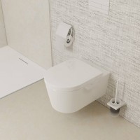 60193450 EluPura S Підвісний унітаз 540 rimless, білий (1 сорт) HANSGROHE фото 2