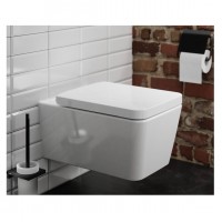 60194450 EluPura Q Підвісний унітаз 540 rimless, білий (1 сорт) HANSGROHE фото 2