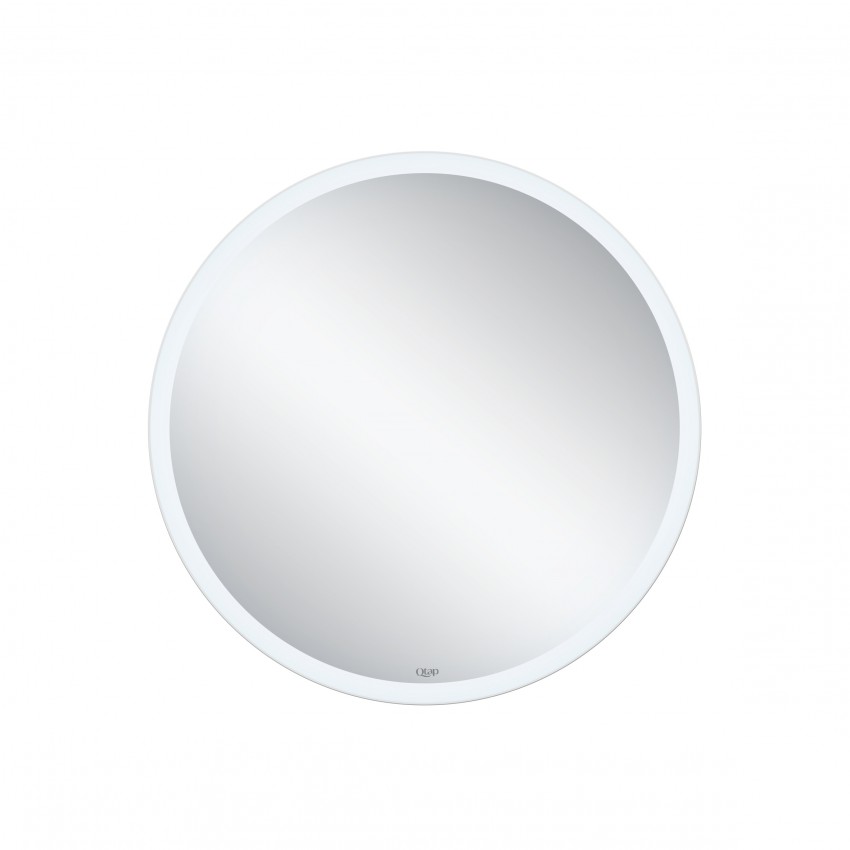 Дзеркало Virgo настінне кругле з LED-підсвічуванням кнопковий перемикач, R600 мм Qtap QTAP фото 2