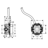 16182180 Electronic внутрішня частина змішувая для раковини (1 сорт) AXOR фото 1