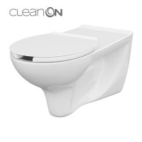 K670-002 ETIUDA Унітаз підвісний CLEAN ON без кришки для людей з обм. можл. (1 сорт) CERSANIT