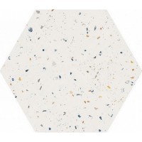 123385 TERRAZZO WHITE COLOURS (1 сорт) WOW