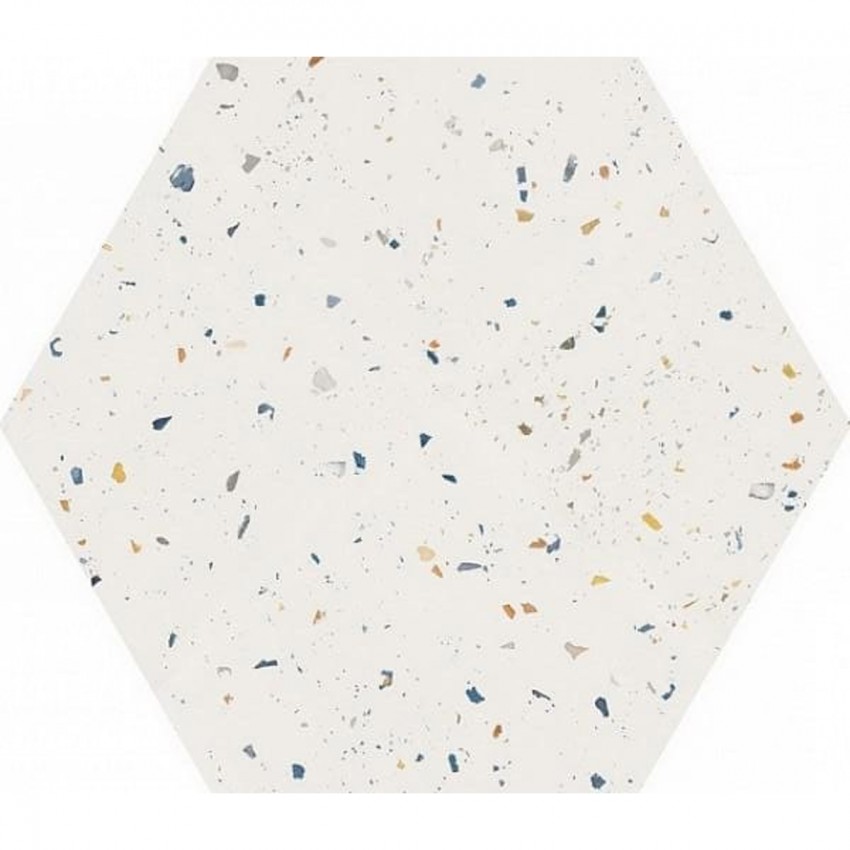 123385 TERRAZZO WHITE COLOURS (1 сорт) WOW