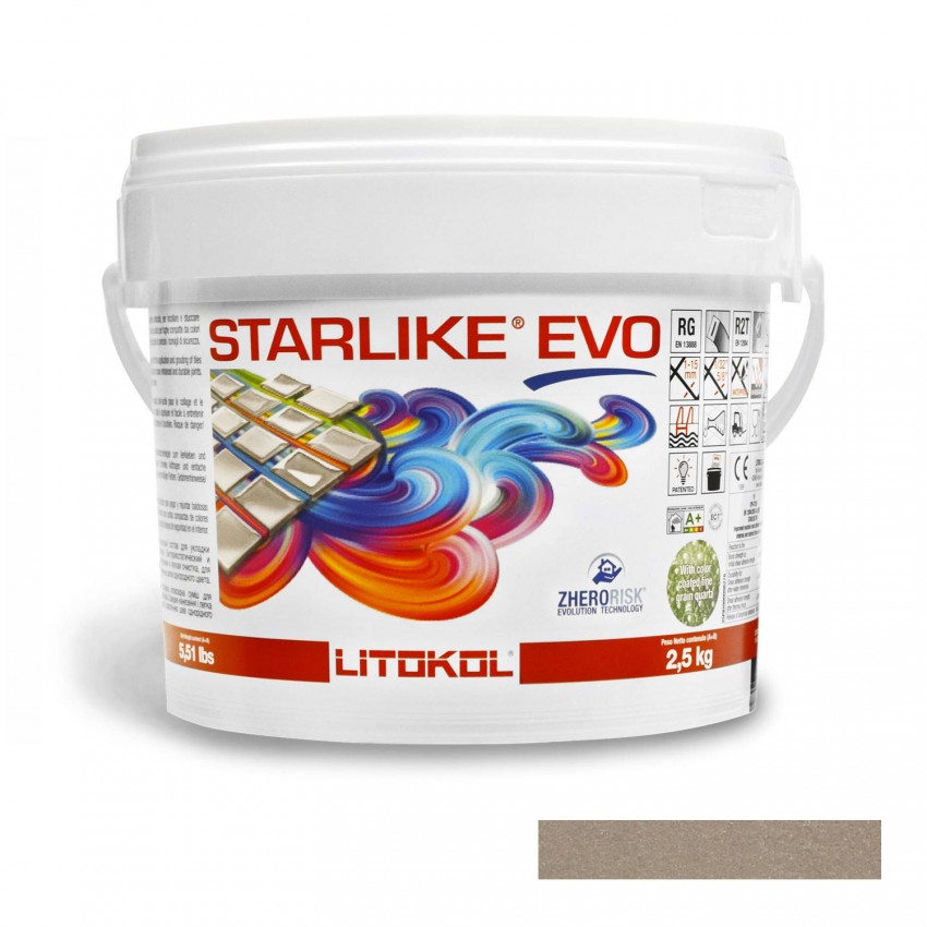 Клей-зат STARLIKE EVO 225/2.5кг Табакко (1 сорт) Litokol