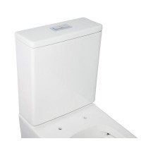 Унітаз Jay підлоговий 680х370х815 мм з сидінням Slim Duroplast/ Soft-close White Qtap QTAP фото 3