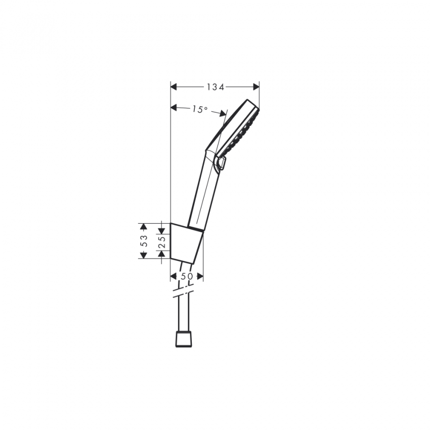 26694400 Crometta Vario/Porter'S EcoSmartДушовий набір (1 сорт) HANSGROHE фото 1