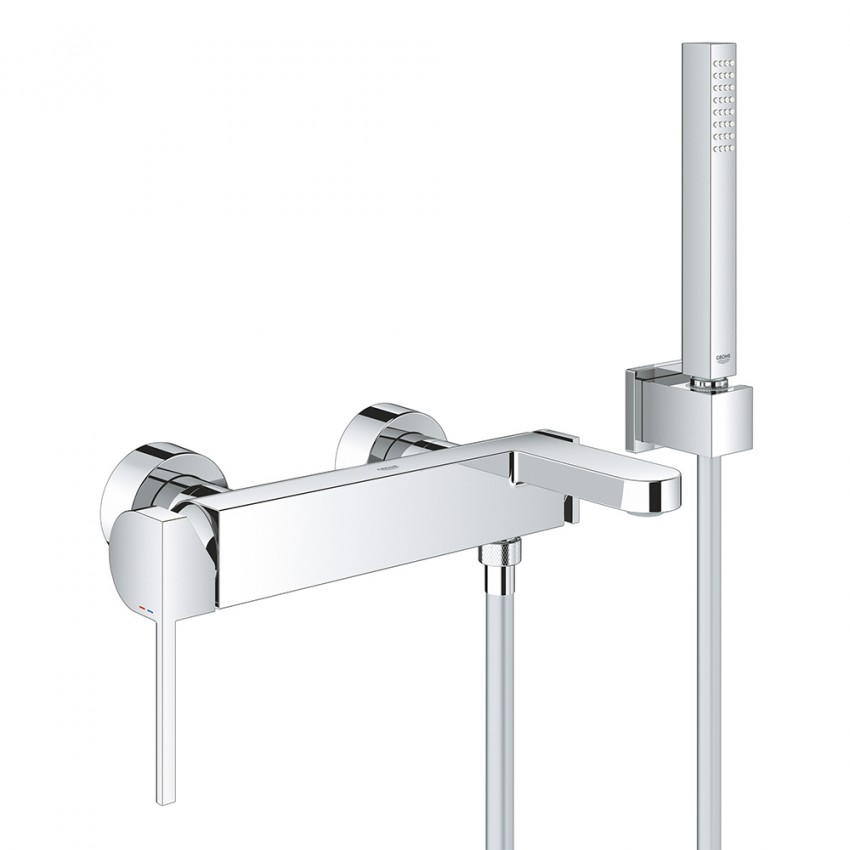 33547003 PLUS Змішувач д/ванни, хром, з ручним душем (1 сорт) GROHE