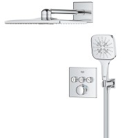 34864000 GRT SmartControl Душова система на 3 виходи, квадратна, 310 (1 сорт) GROHE фото 1