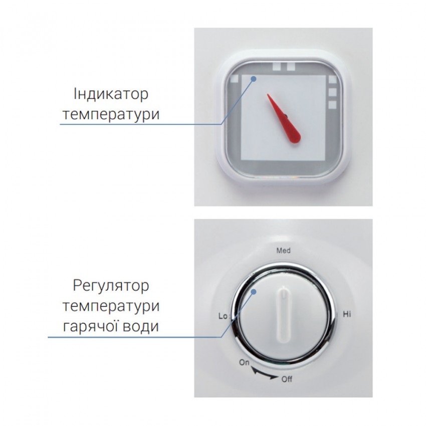 Водонагрівач електричний 100 л універсальний, мокрий ТЕН 1,5 кВт D100VH15Q3 Thermo Alliance Thermo Alliance фото 2