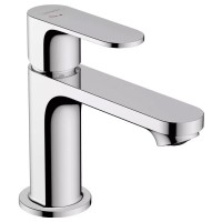 72586000 Rebris S Змішувач д/раковини 80 CoolStart EcoSmart+ з д/к, хром (1 сорт) HANSGROHE