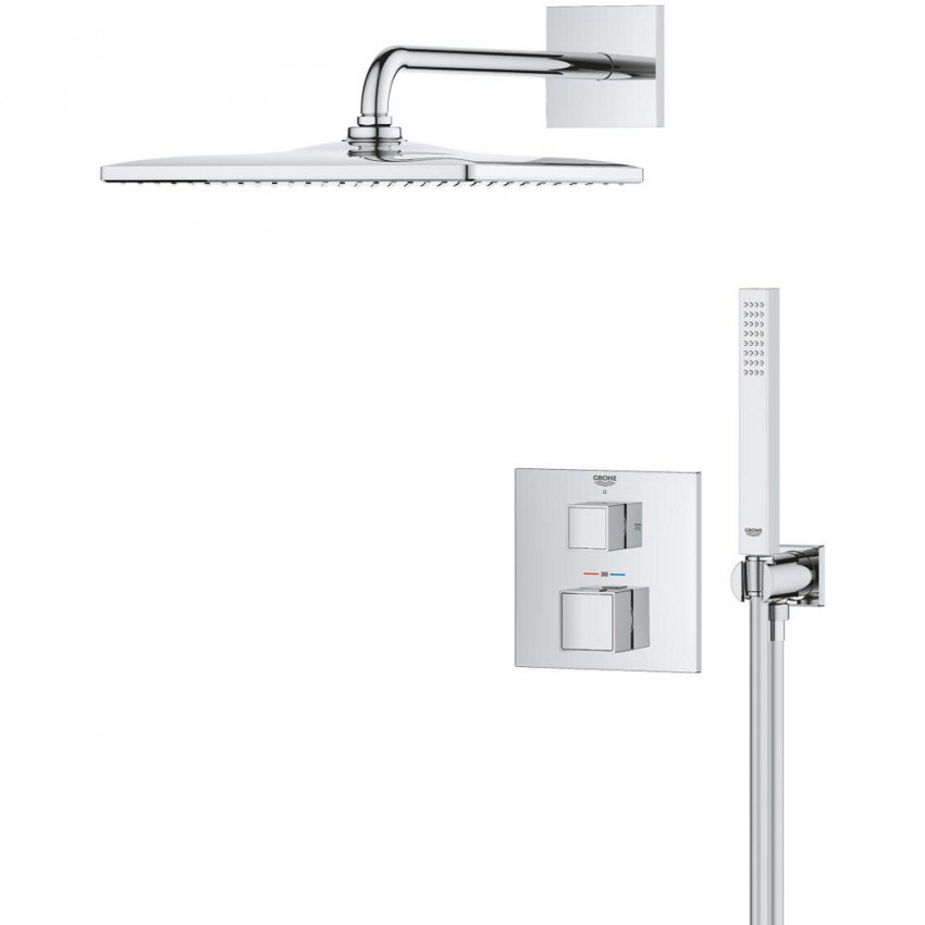 34868000 GRT Cube Душова система на 2 виходи,квадратна, 310 (1 сорт) GROHE фото 1