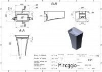 Умивальник SUN Miraggio