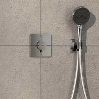 15583000 HG ShowerSelect Comfort Q Зовнішня частина термостата на 2 споживачі, хром (1 сорт) HANSGROHE фото 2