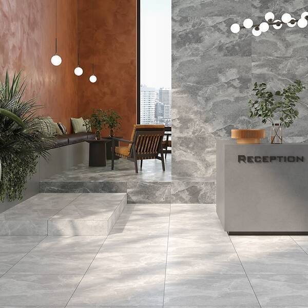 LOCARNO LIGHT GREY MATT RECT** CERSANIT entry