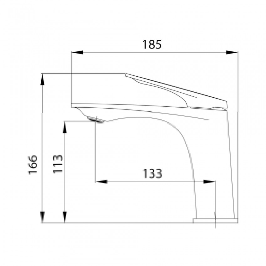 Змішувач для раковини Vlasta New QTVLA270CRM45640 Chrome Qtap QTAP фото 1