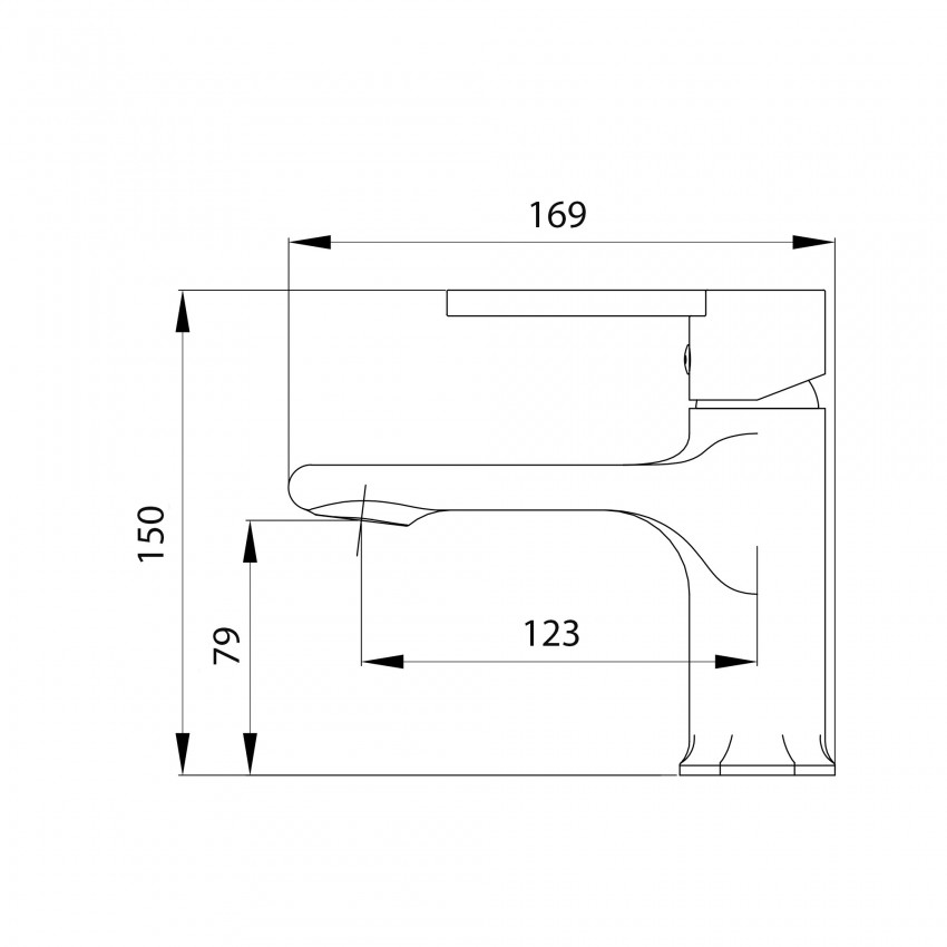 Змішувач для раковини Taurus QTTAU270CRM45659 Chrome Qtap QTAP фото 1