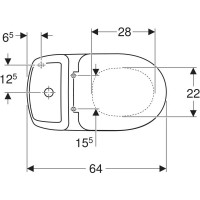 S7921800UA SOLO Унітаз-компакт підлоговий г/в, сидіння з кришкою Duroplast Soft close, н/п, білий (1 сорт) KOLO фото 4