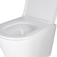 Qtap Scorpio унітаз підвісний Ultra Quiet сидіння Slim Duroplast/ Soft-close/ Quick relase 515x355x365 мм WHITE QTAP фото 4