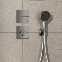 15574000 HG ShowerSelect Comfort E ShowerSelect Comfort E Зовнішня частина термостату, хром (1 сорт) HANSGROHE фото 2