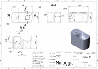 Умивальник HELIX R Miraggio MIRAGGIO фото 1