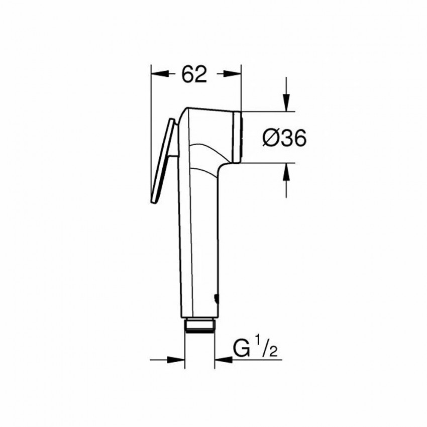 27512001 Tempesta-F Trigger Spray 30 Гігієнічний ручний душ (1 сорт) GROHE фото 1