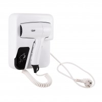 Фен із тримачем Pohodli 1200 Вт QTF1200RNP White Qtap